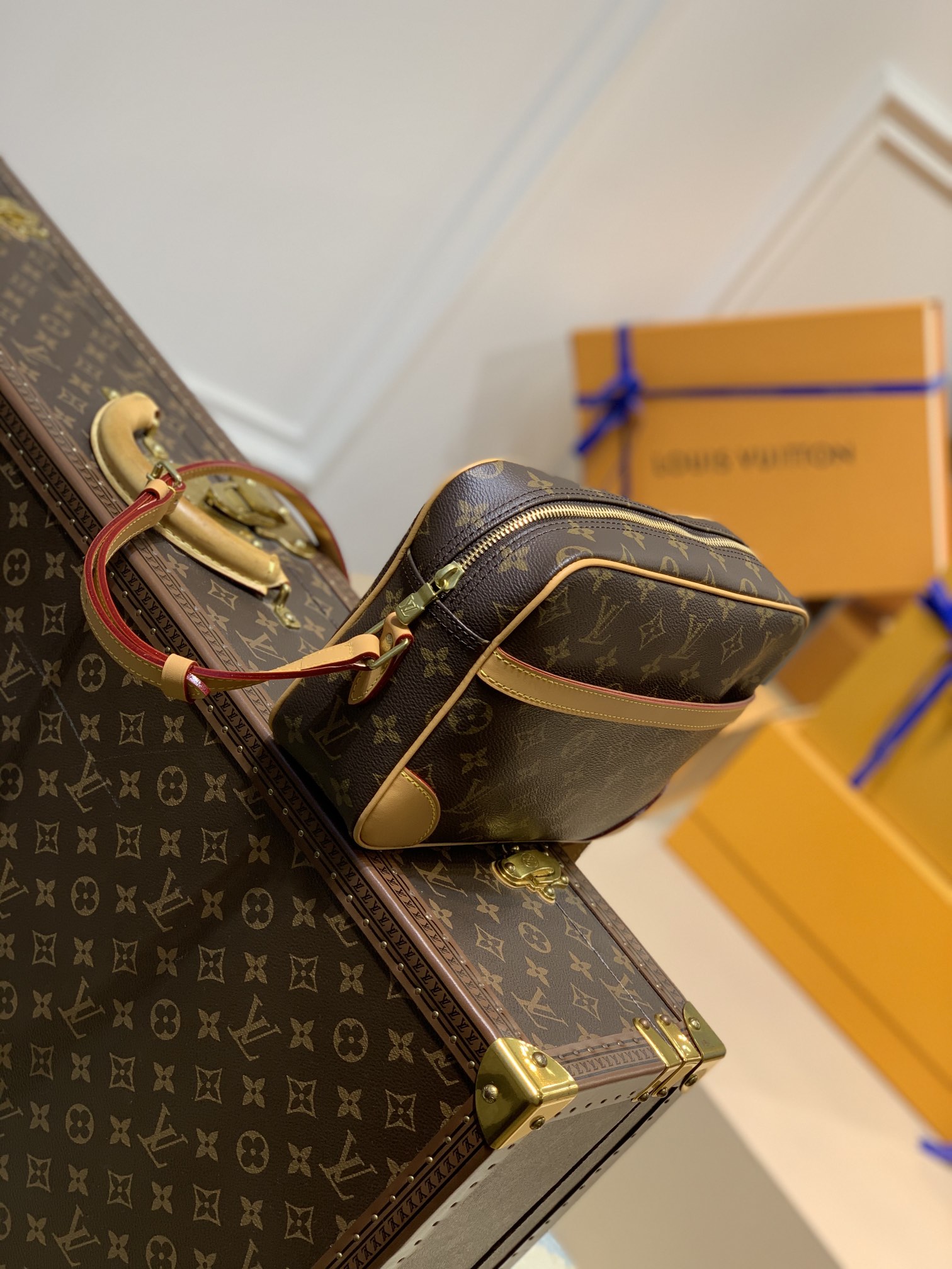 l0*is V*t0n vintage camera handbags -m51274 -23.5*15.5*5.5cm