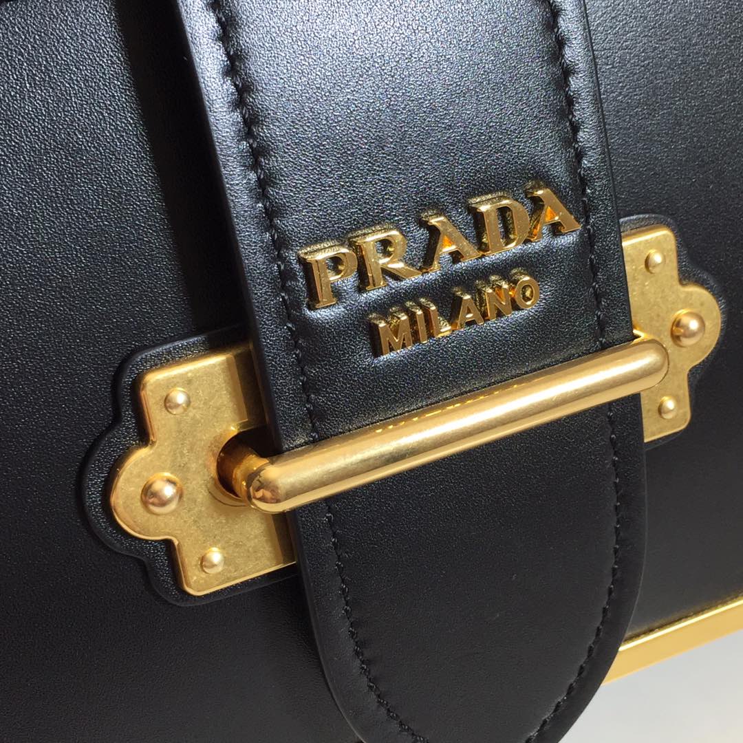Pra*a 1bd045 leather cahier bag-1bh082-20x14x8.5cm
