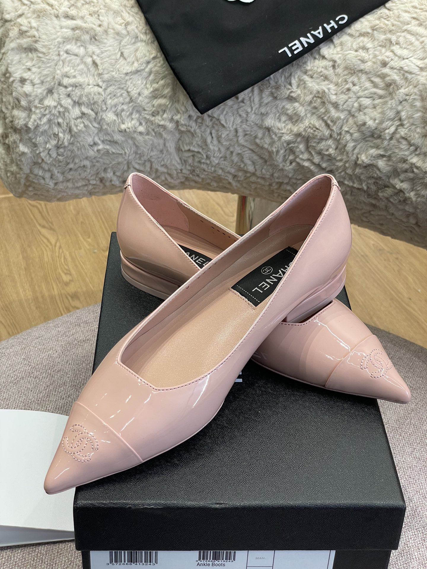 Ch@nel 2022ss Flap Shoes