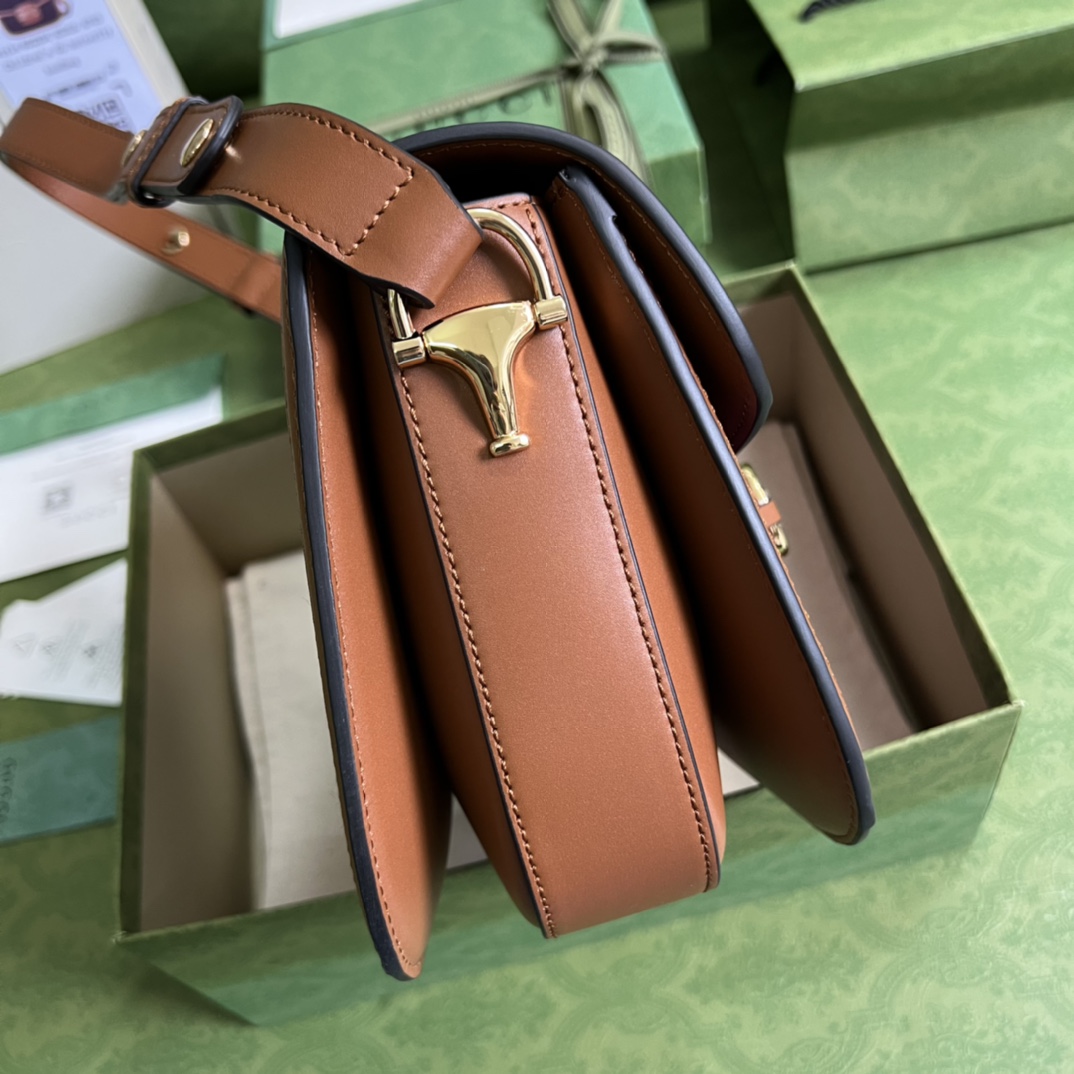 G*u*i 1955 horsebit shoulder bag-25*18*8cm