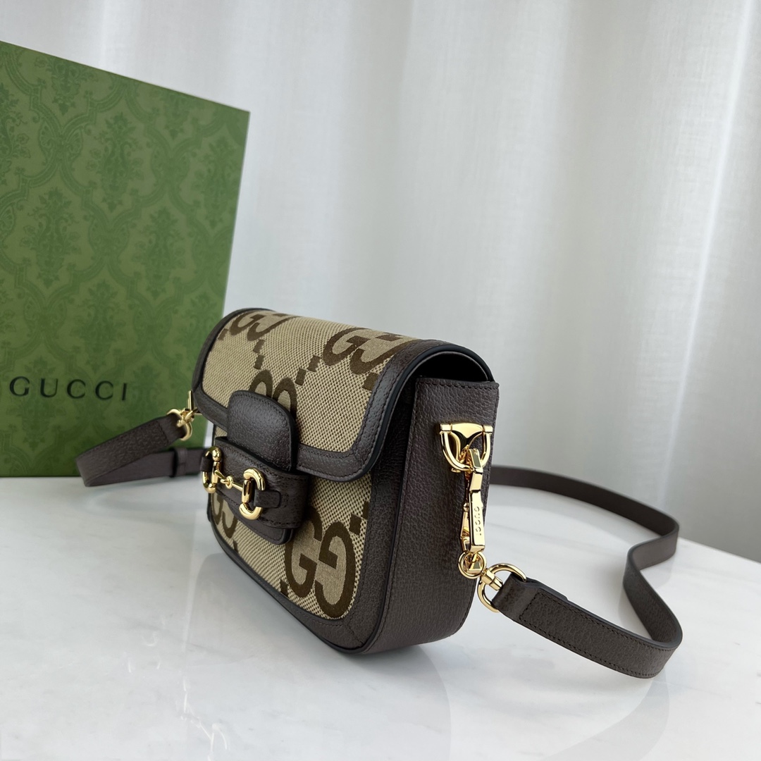 G*u*i 1955 horsebit shoulder bag-25*18*8cm
