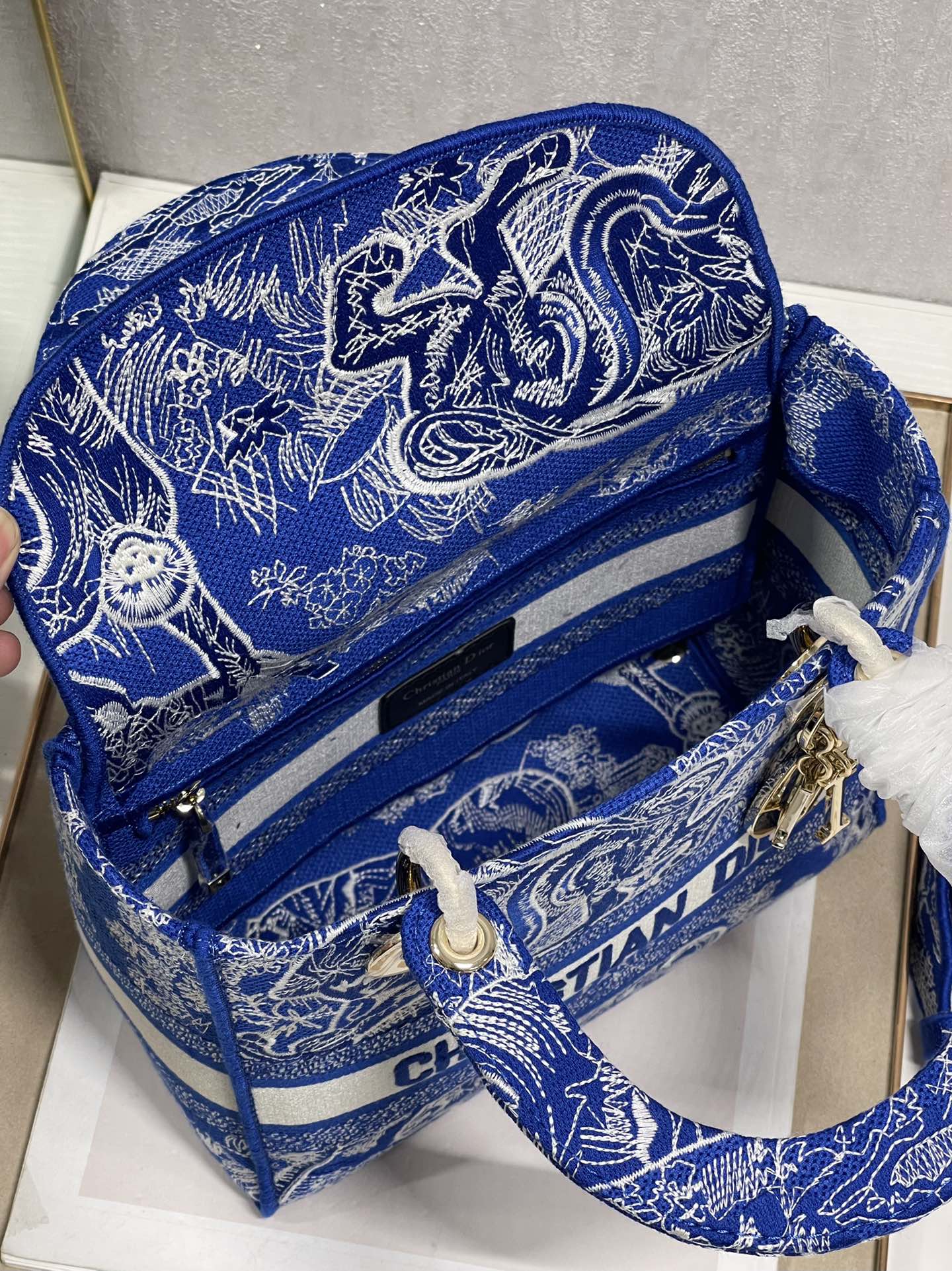 lady D*or handle bag-24cm