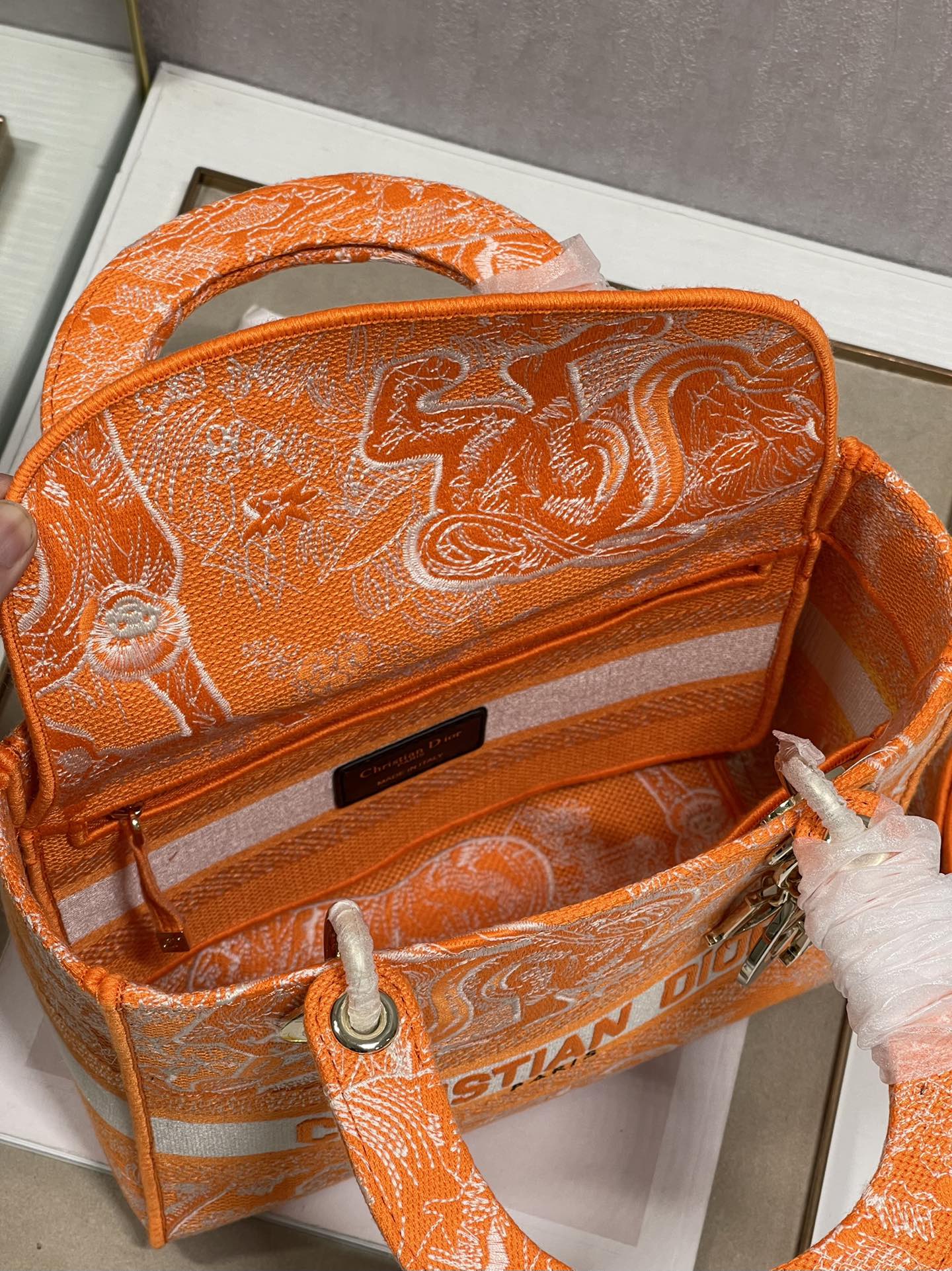 lady D*or handle bag-24cm