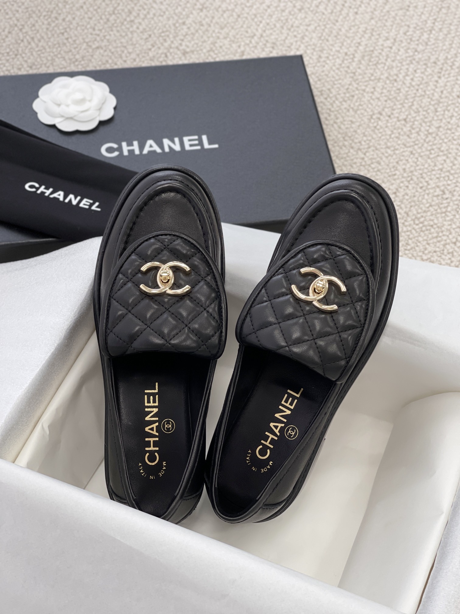 Ch@nel Loafers