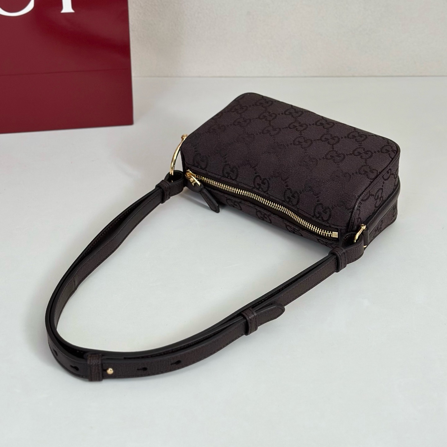 Guc*ci Mini Half Horsebit Bag-19.5*10*8CM