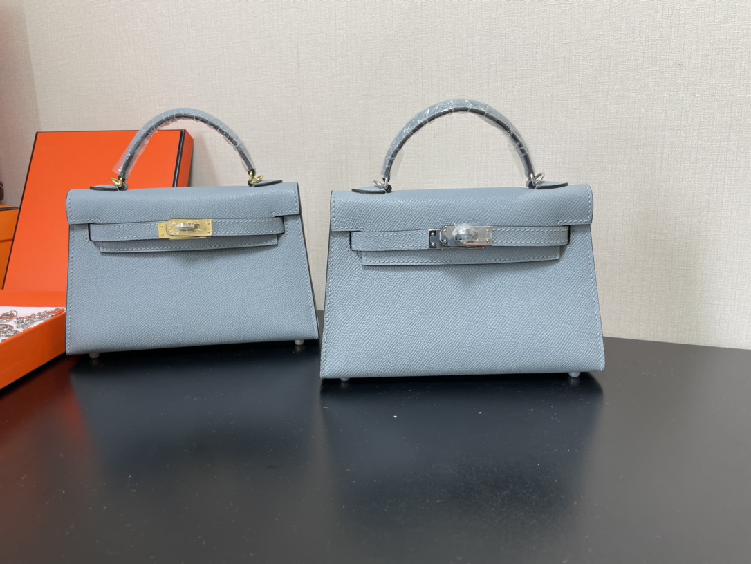 H**mes kelly-gold&silver hardware-19cm