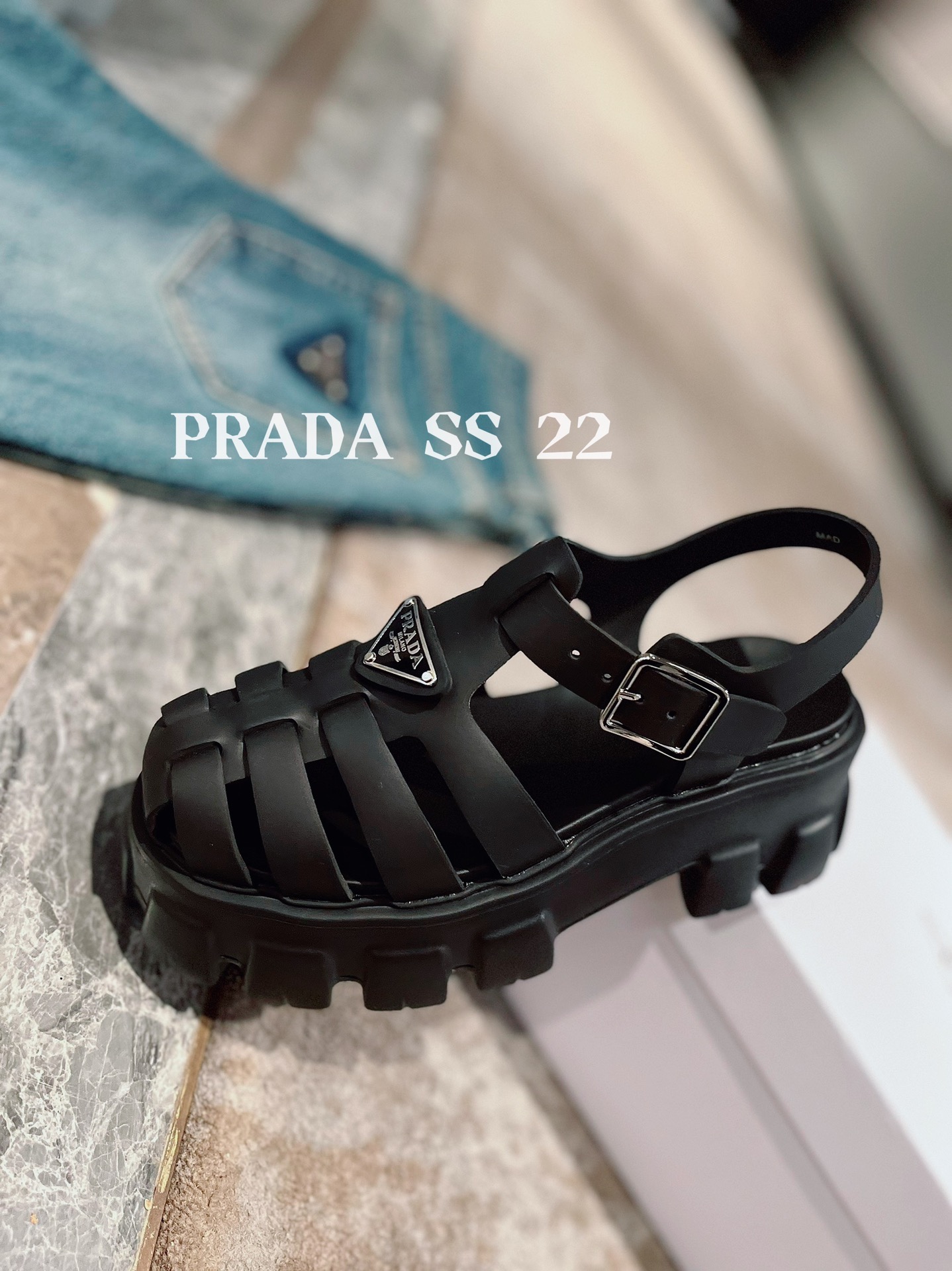 Pra*a heels 2022ss-5cm(35一41)