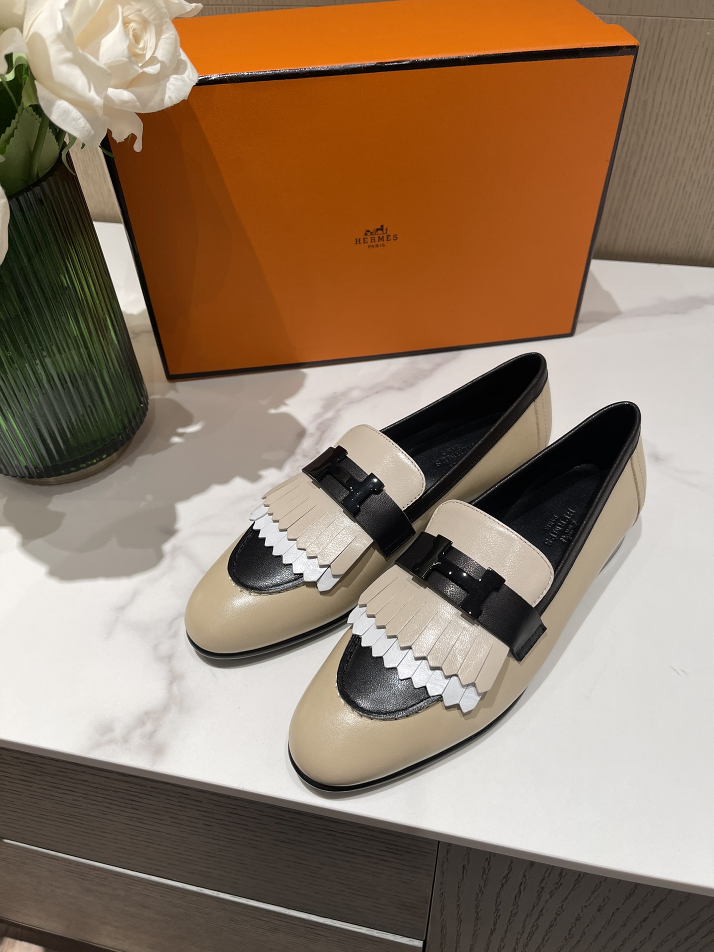 H**mes loafers(eu35-eu40)