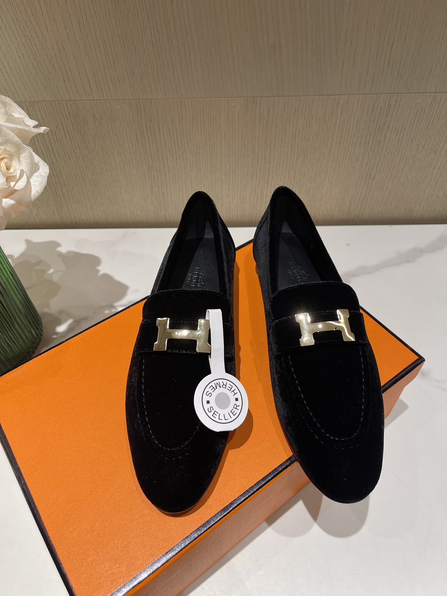 H**mes loafers(eu35-eu40)
