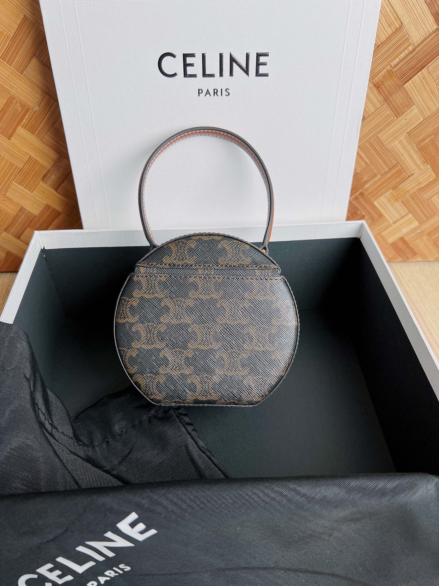 Ce**e cubic box bag-12.5×11.5×9cm
