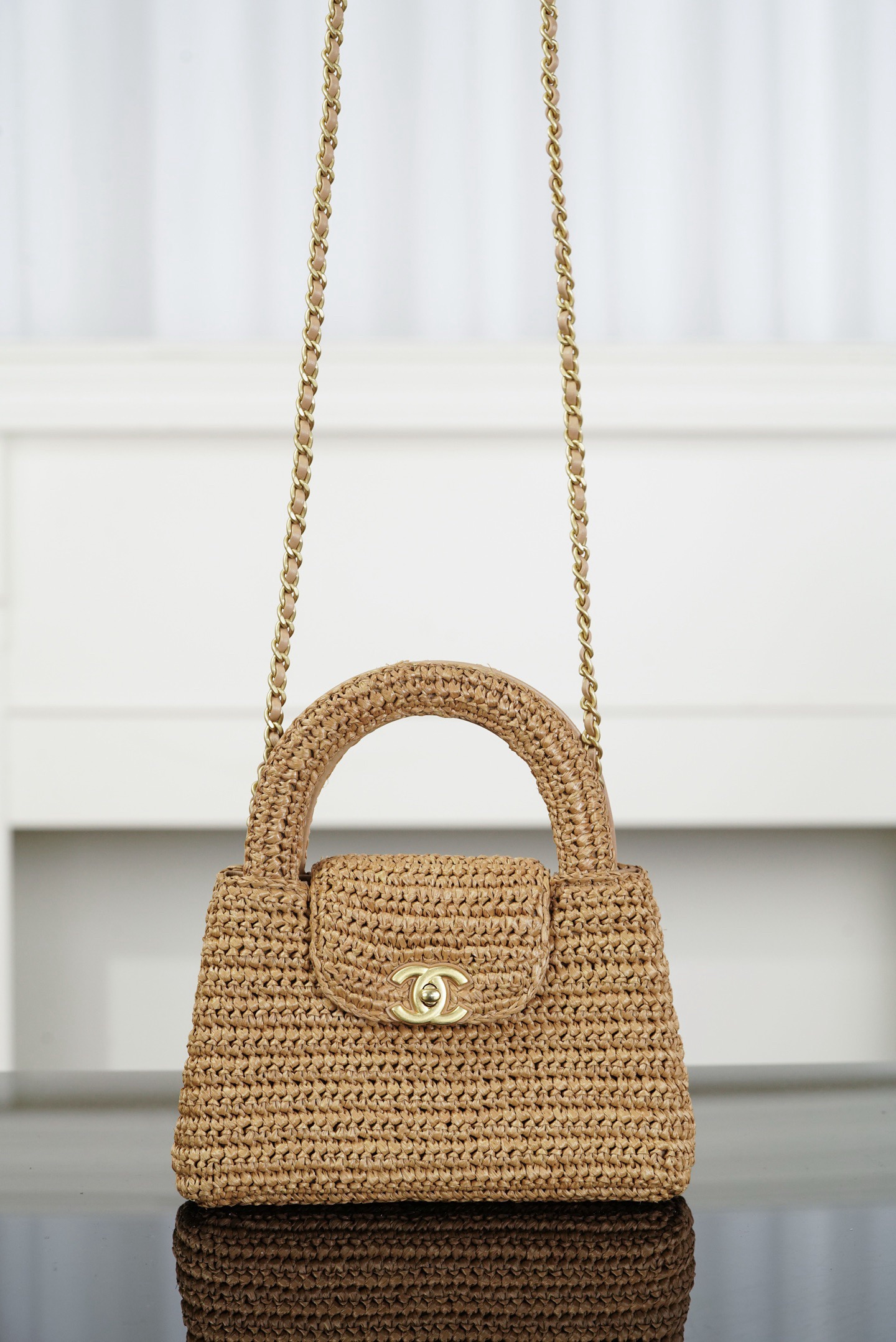 Ch@Nel Kelly Chain Bag-13*19*7CM