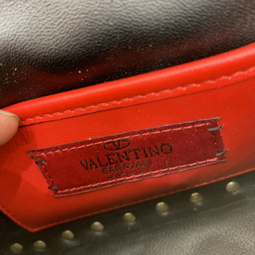 Va1e*ntin0 garavani rockstud spike bag-17x10x5.5cm