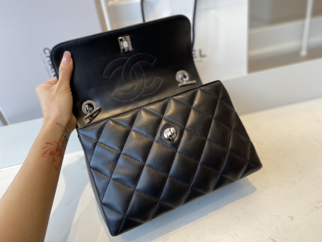 Ch@nel Trendy CC-Silver-25*17*12CM
