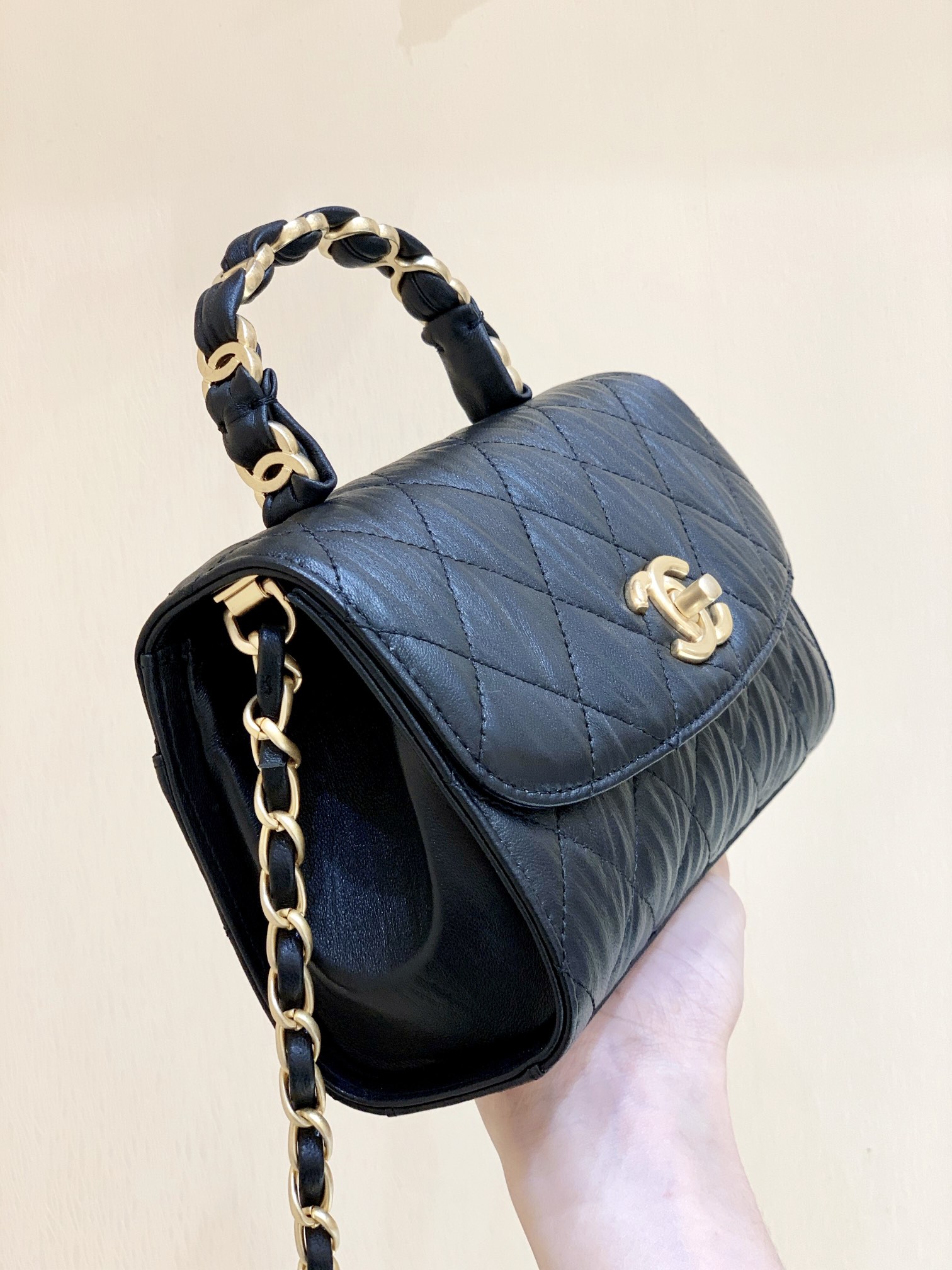 Ch@nel Top Handbags-AS2477-19.5x12.5x7CM