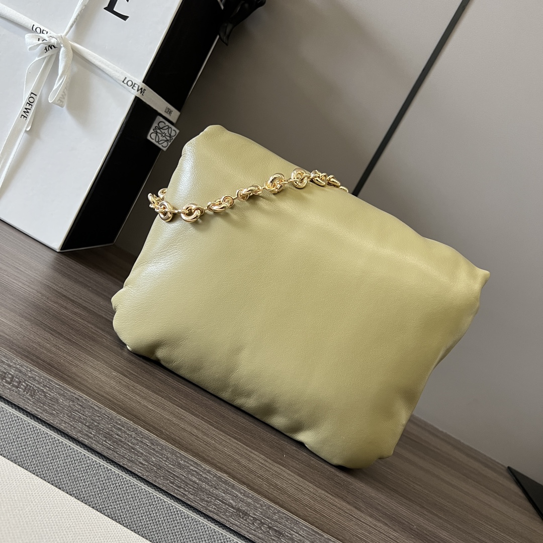 L0ew* puffer goya bag-23*13*6cm