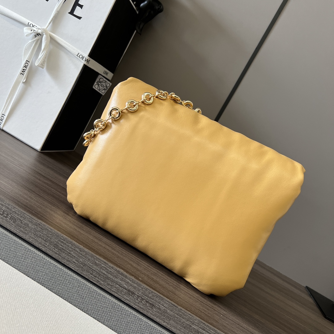 L0ew* puffer goya bag-23*13*6cm