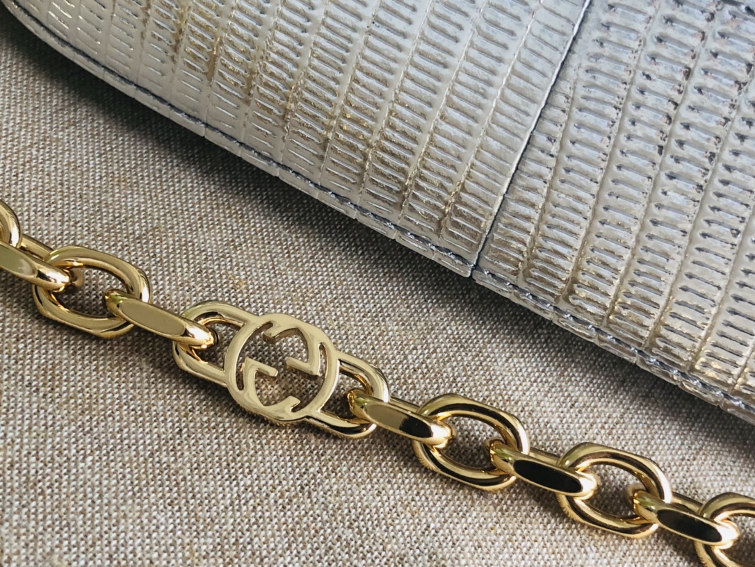 G*u*i 1955 horsebit shoulder bag-20.6*14.4*5.1cm