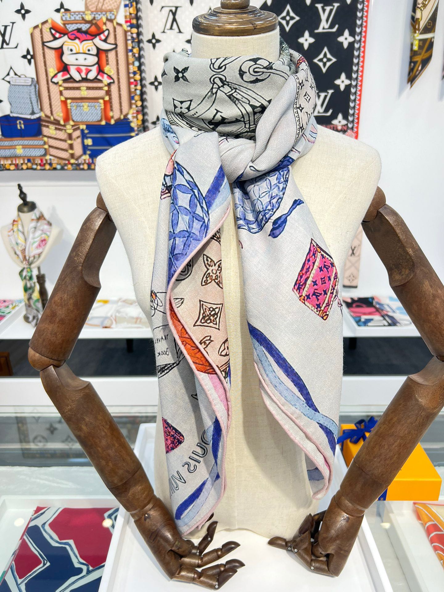 l0*is V*t0n shawls-140*140cm