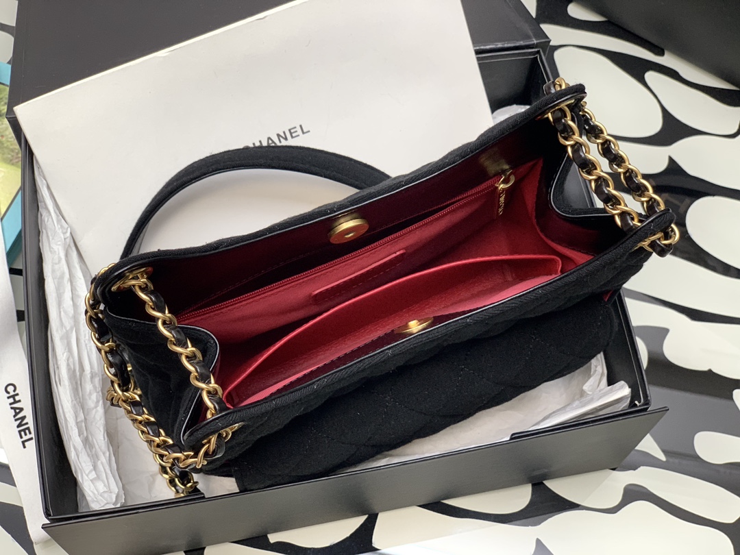 Ch@nel Hobo Handbags-21CM