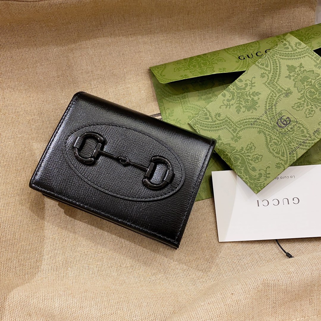 G*u*i 1955 horsebit wallet-11x 8.5 x 3cm
