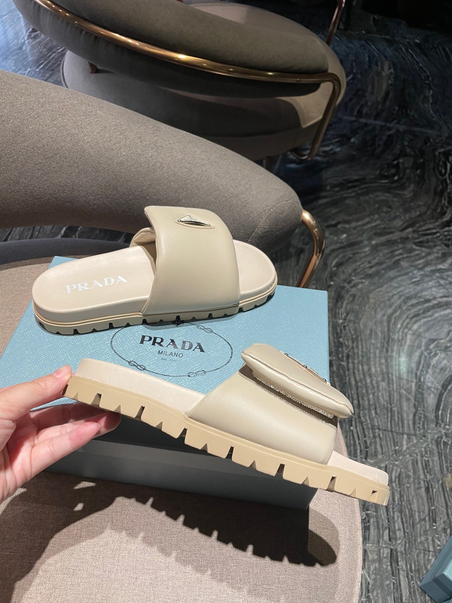 Pra*a boots 2023ss-3cm