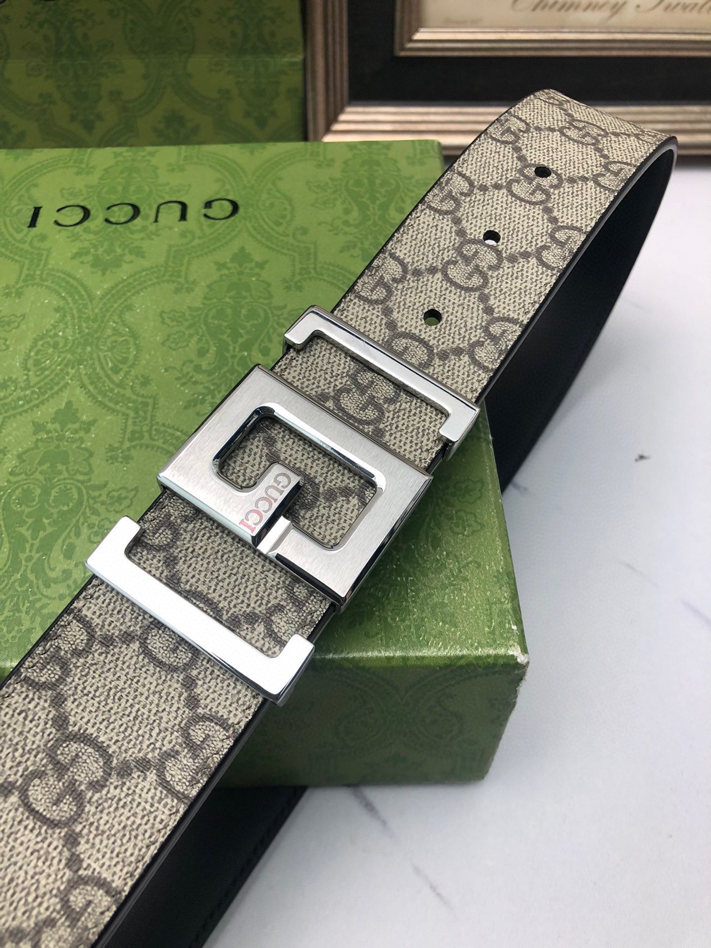G*u*i belt-3.8cm