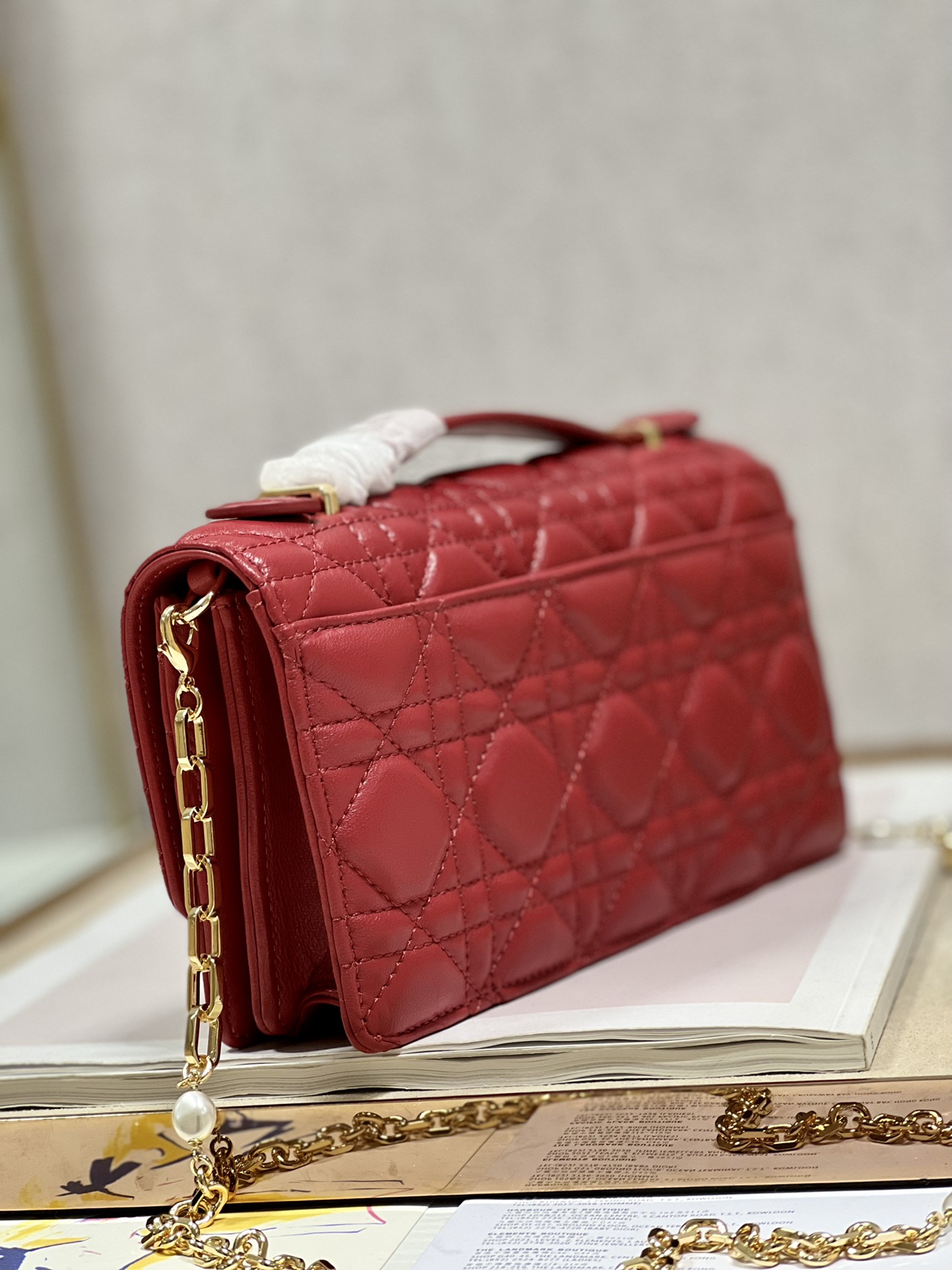 lady D*or bag-21 x 11.5 x 4.5ccm
