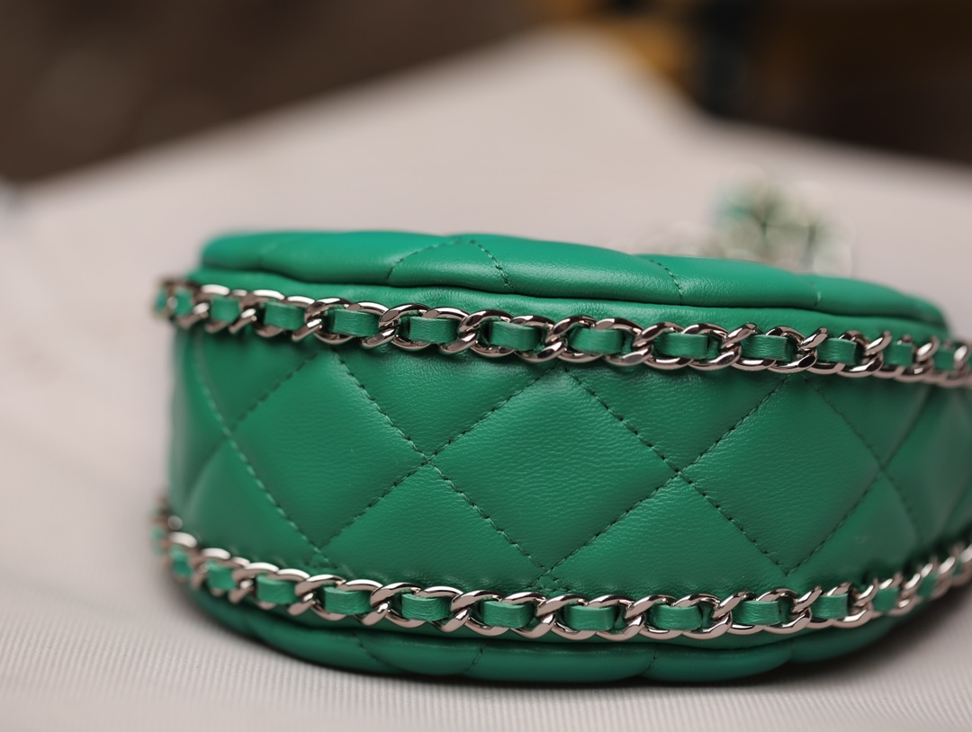 Ch@nel 23SS Moon Bag-16*10/22*14CM