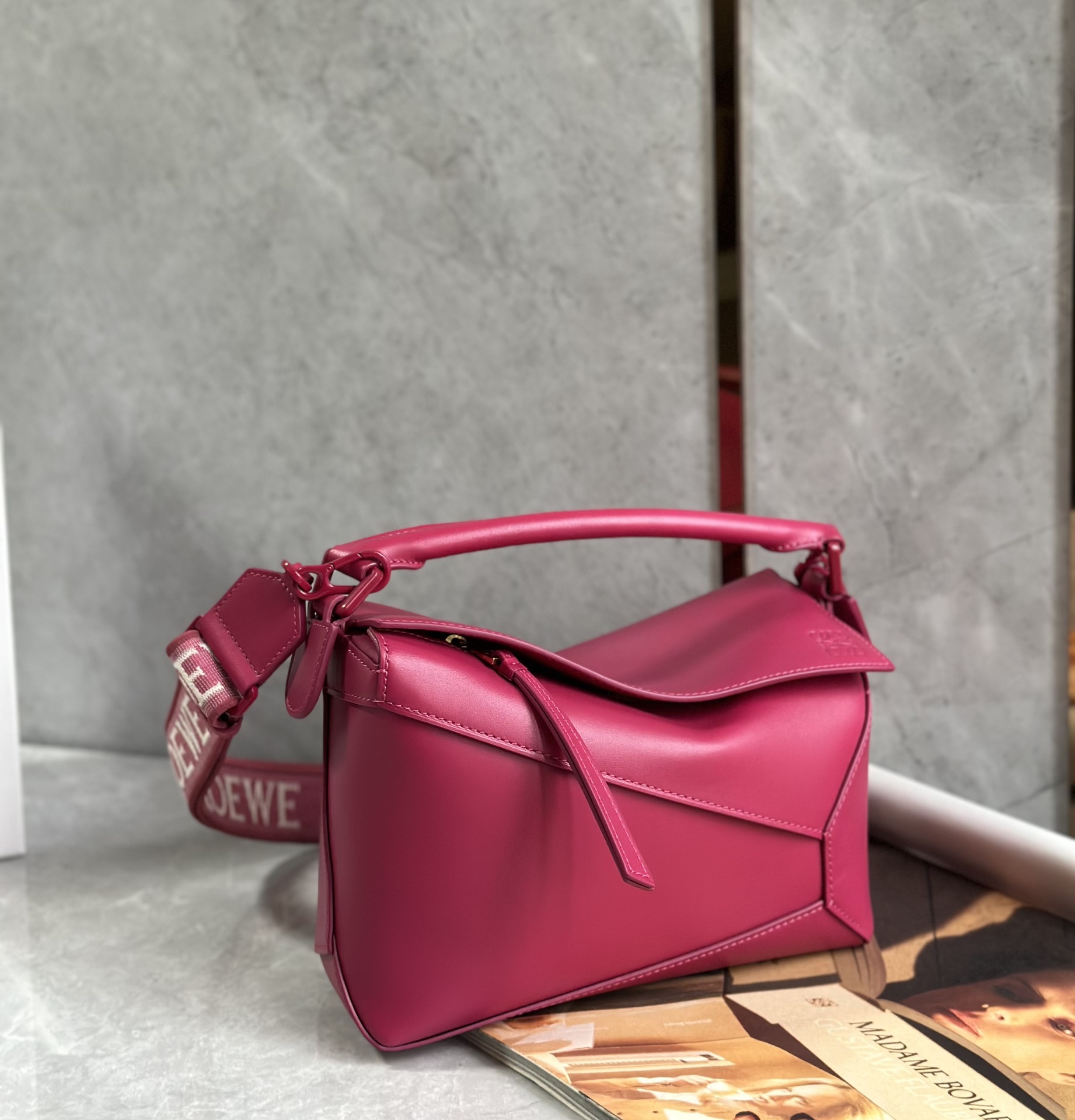 L0ew* puzzle small bag-24*10*14cm
