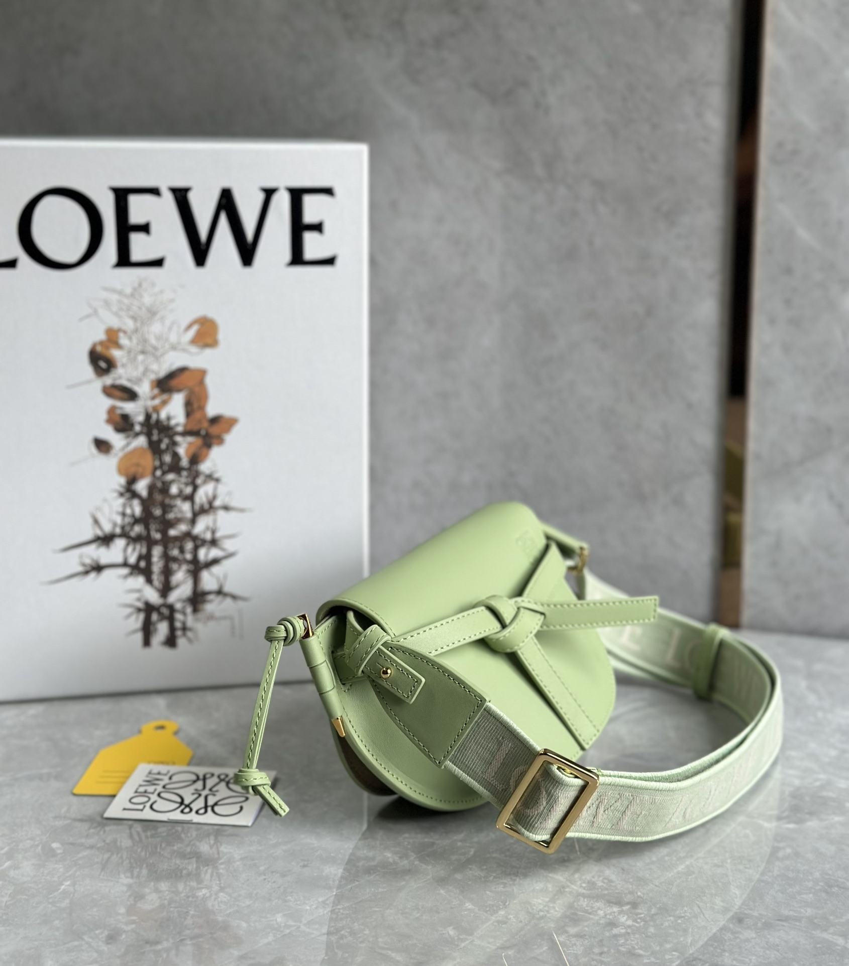 L0ew* mini gate dual bag-21*12.5*9cm