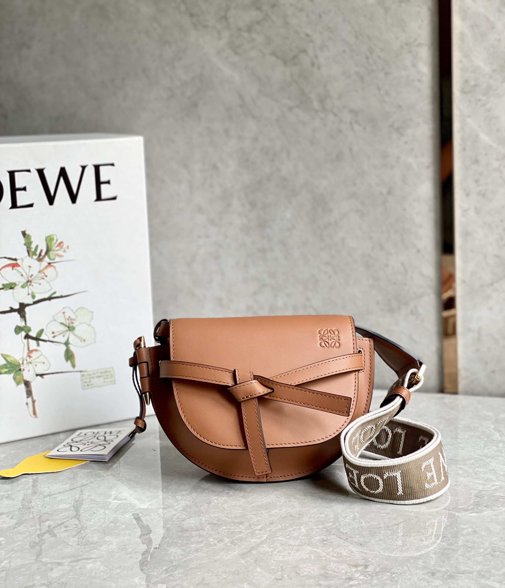L0ew* mini gate dual bag-21*12.5*9cm