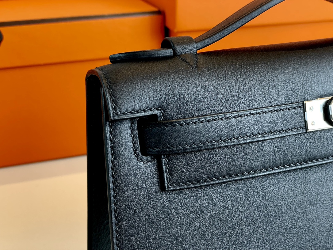 H**mes mini kelly pochette-epsom leather-22cm