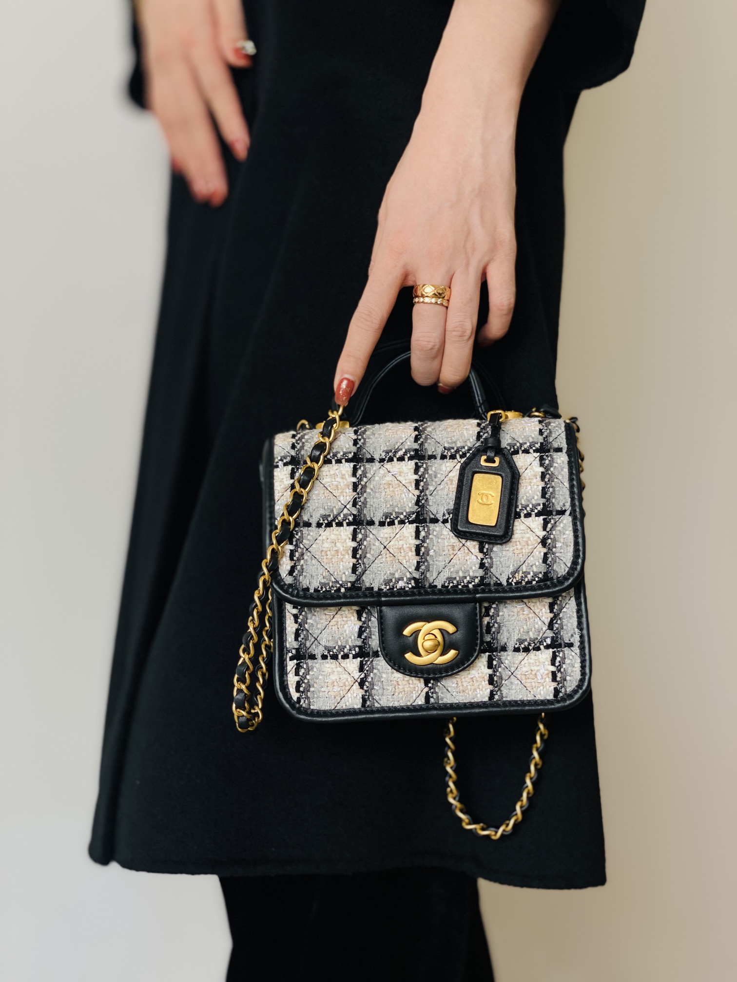 Ch@nel Flap Bag-17x20.5x6CM