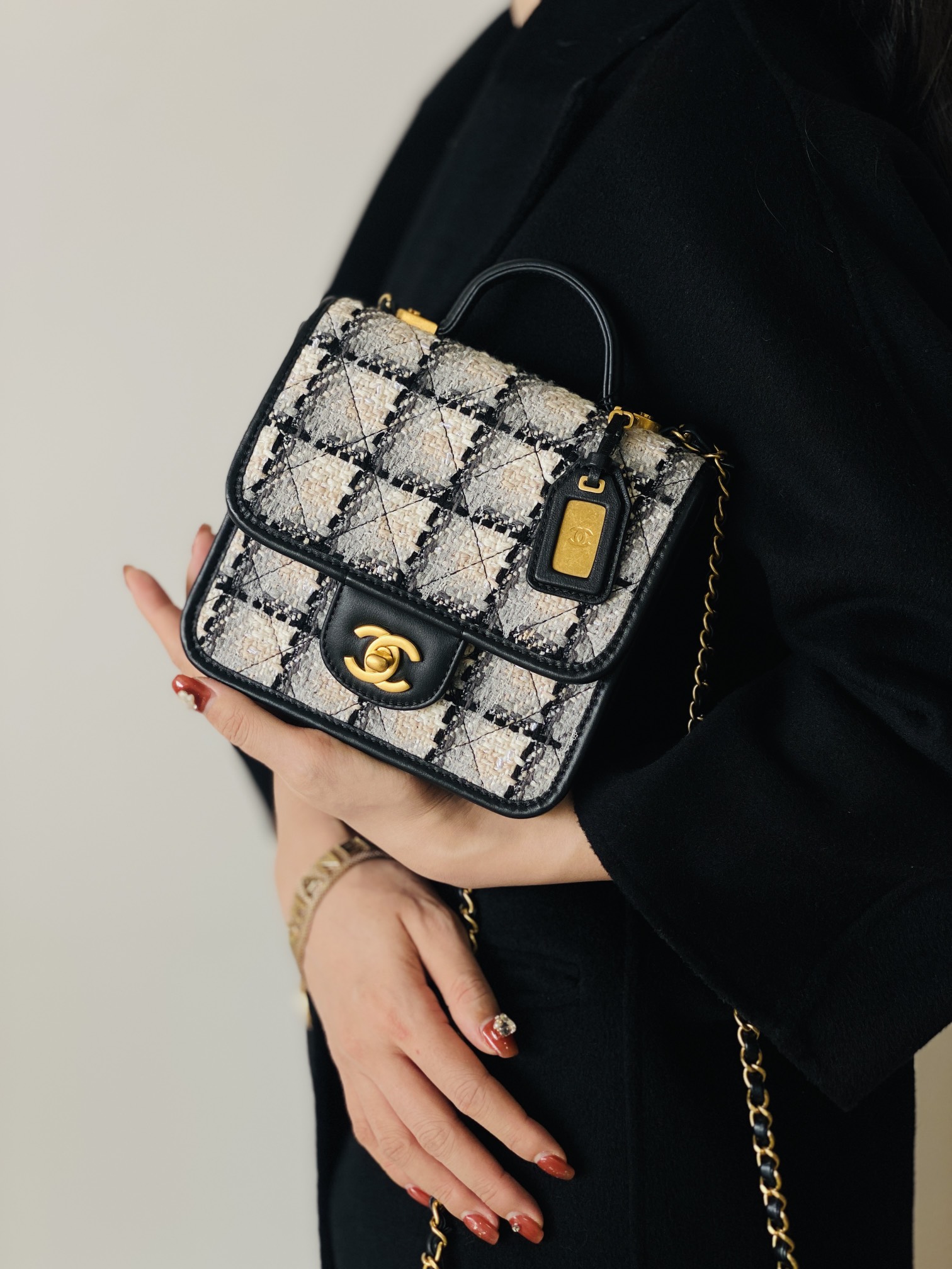 Ch@nel Flap Bag-17x20.5x6CM