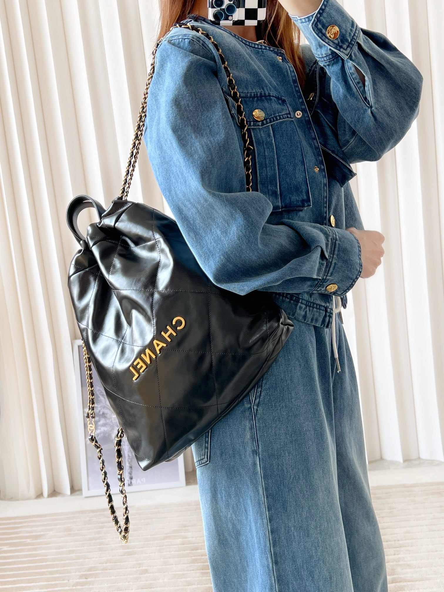 Ch@nel Backpack-29*34*10.5CM