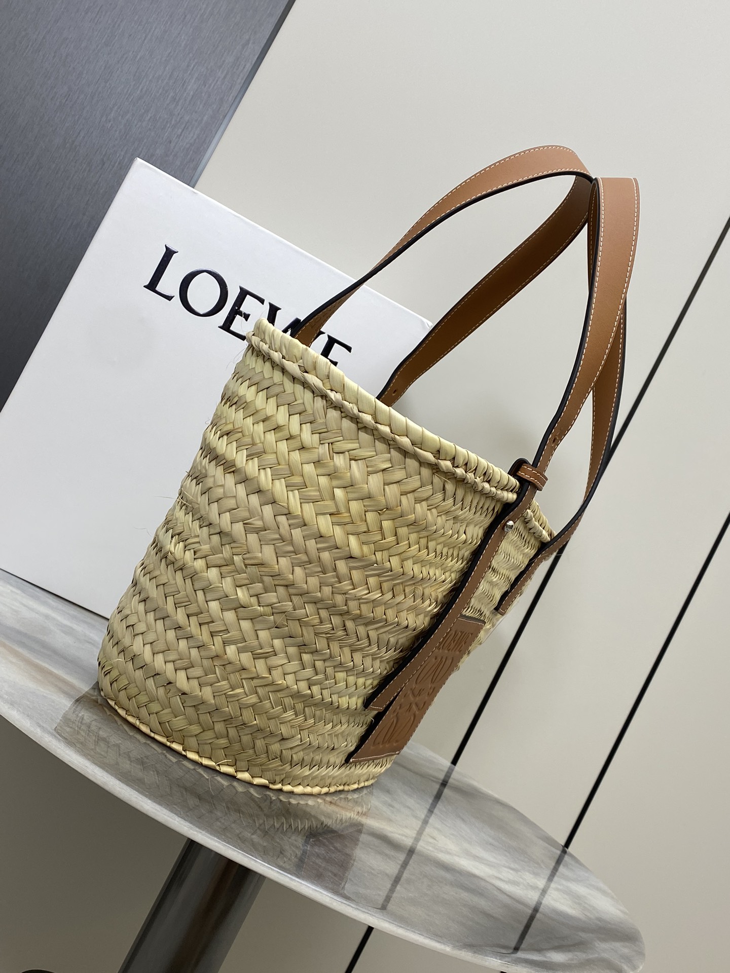 L0ew* basketbag-47x28x25cm