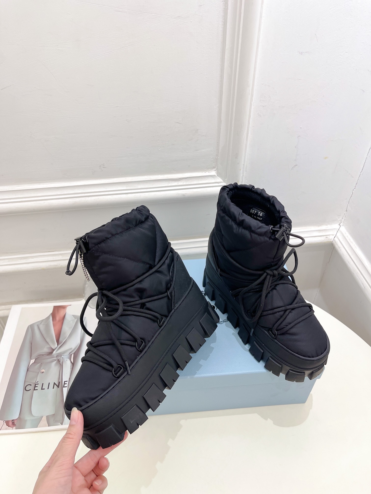 Pra*a boots 2023ss