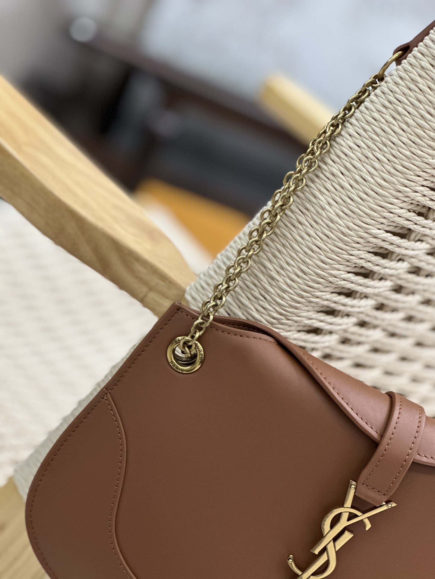 Y*L le vintage bag-31×26×6cm