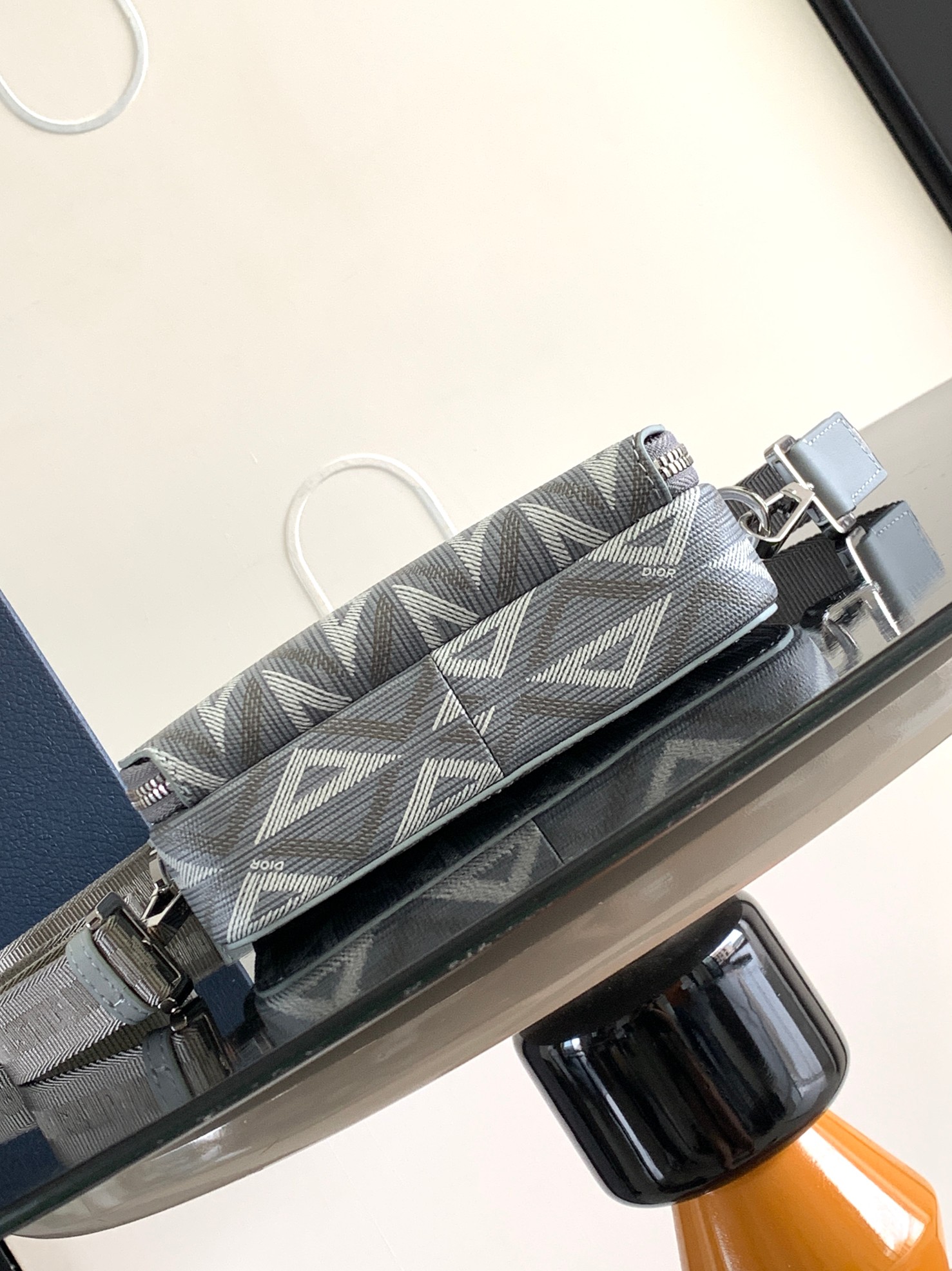 D*or oblique handlebag-17 x 12.5 x 55cm