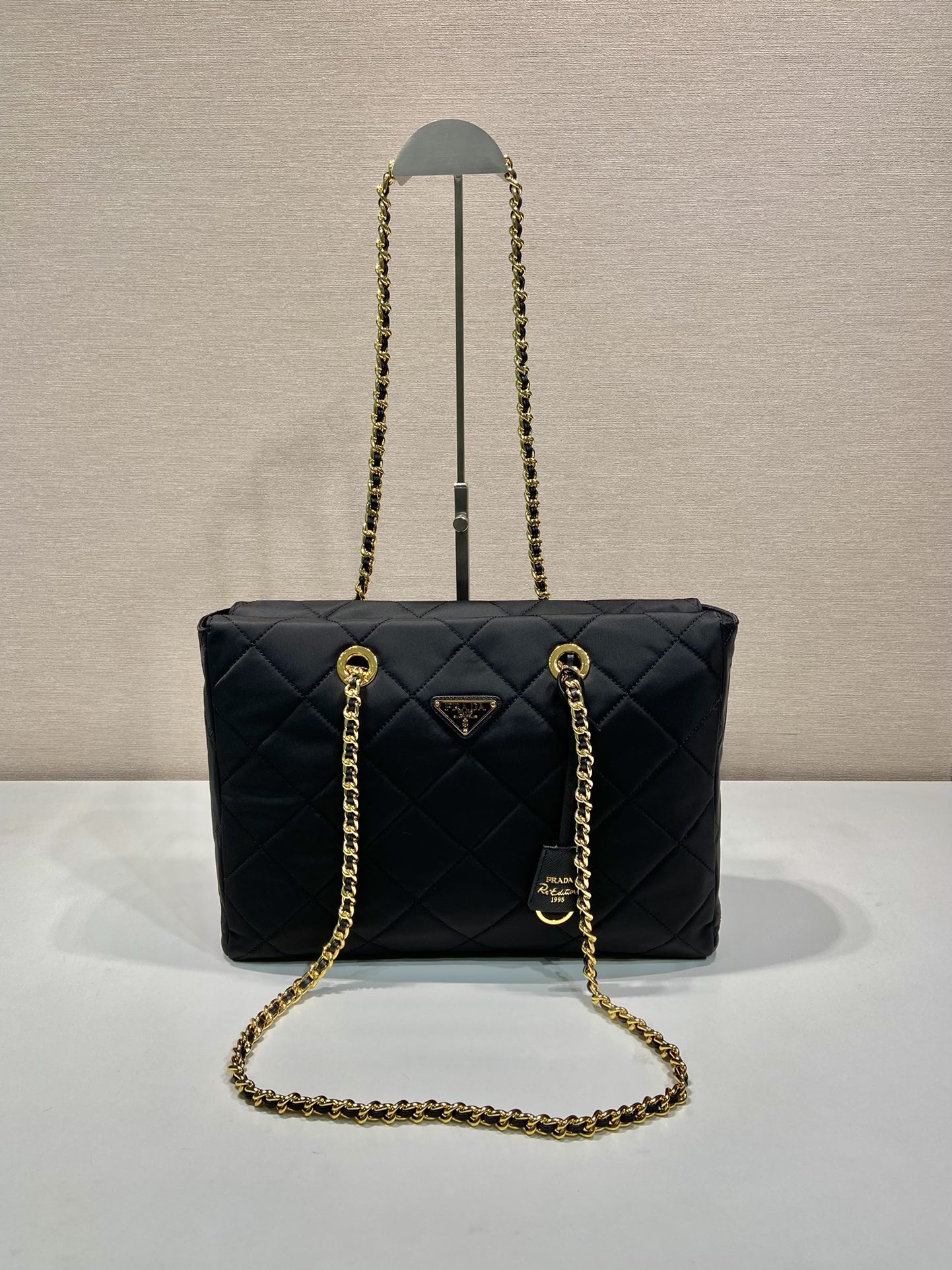 Pra*a vintage tote bag 1bg467-35*25*9.5cm
