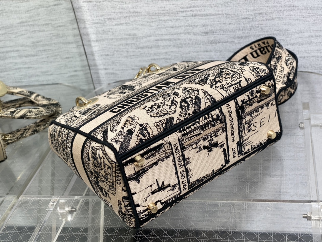 lady D*or handle bag-24cm