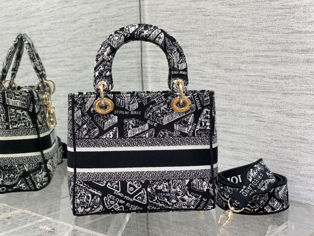 lady D*or handle bag-24cm