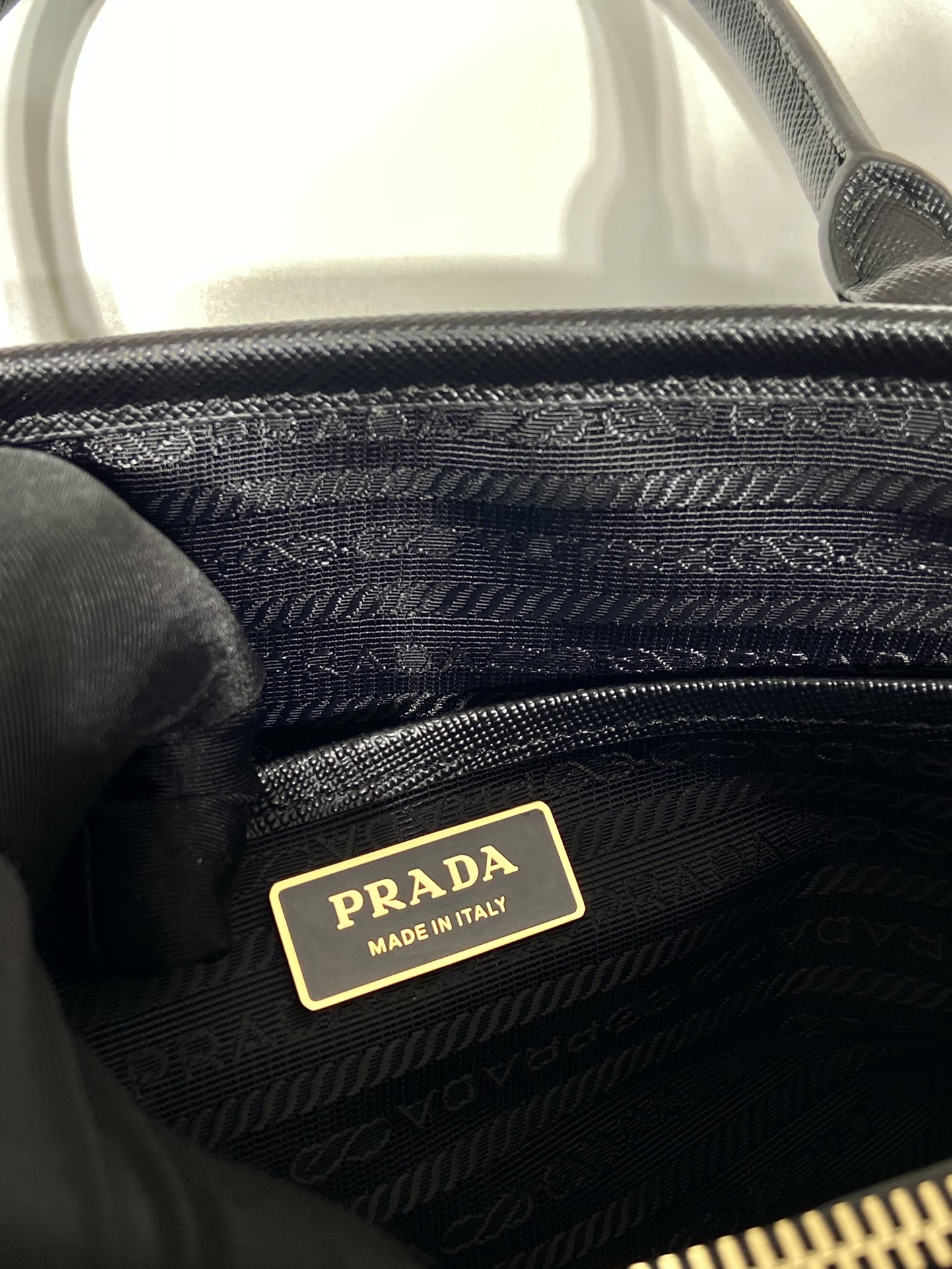 Pra*a 1ba173 vintage tote-30*20*15.5cm