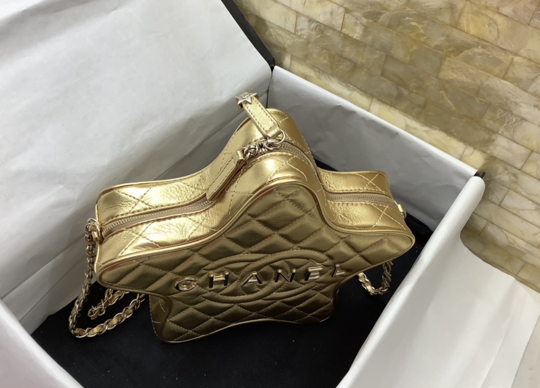 Ch@nel 2024SS Star Coin Purse-22.5 *22.5 *6CM