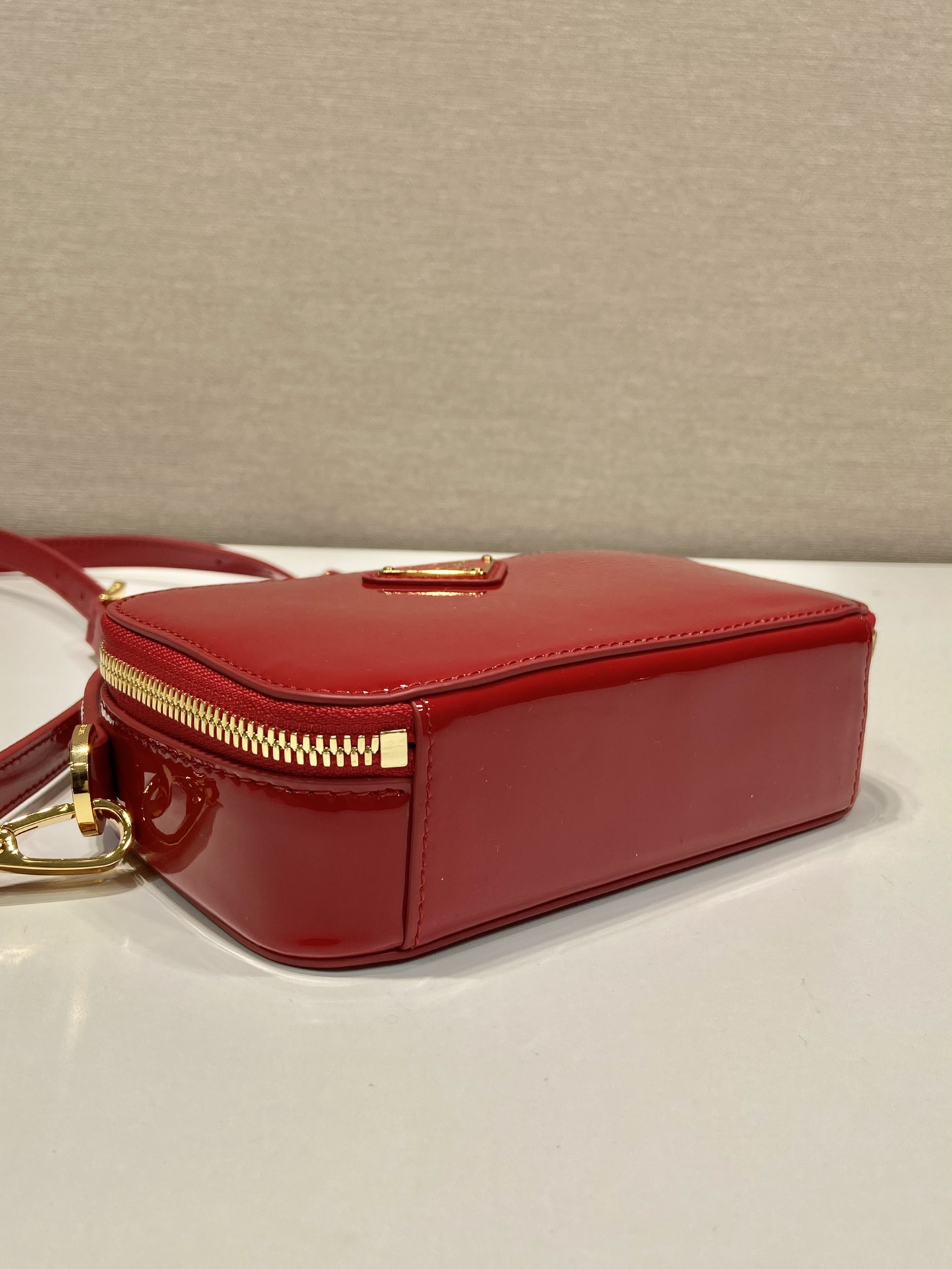 Pra*a patent 1bh206 bag-17.5*10.5*4.5cm