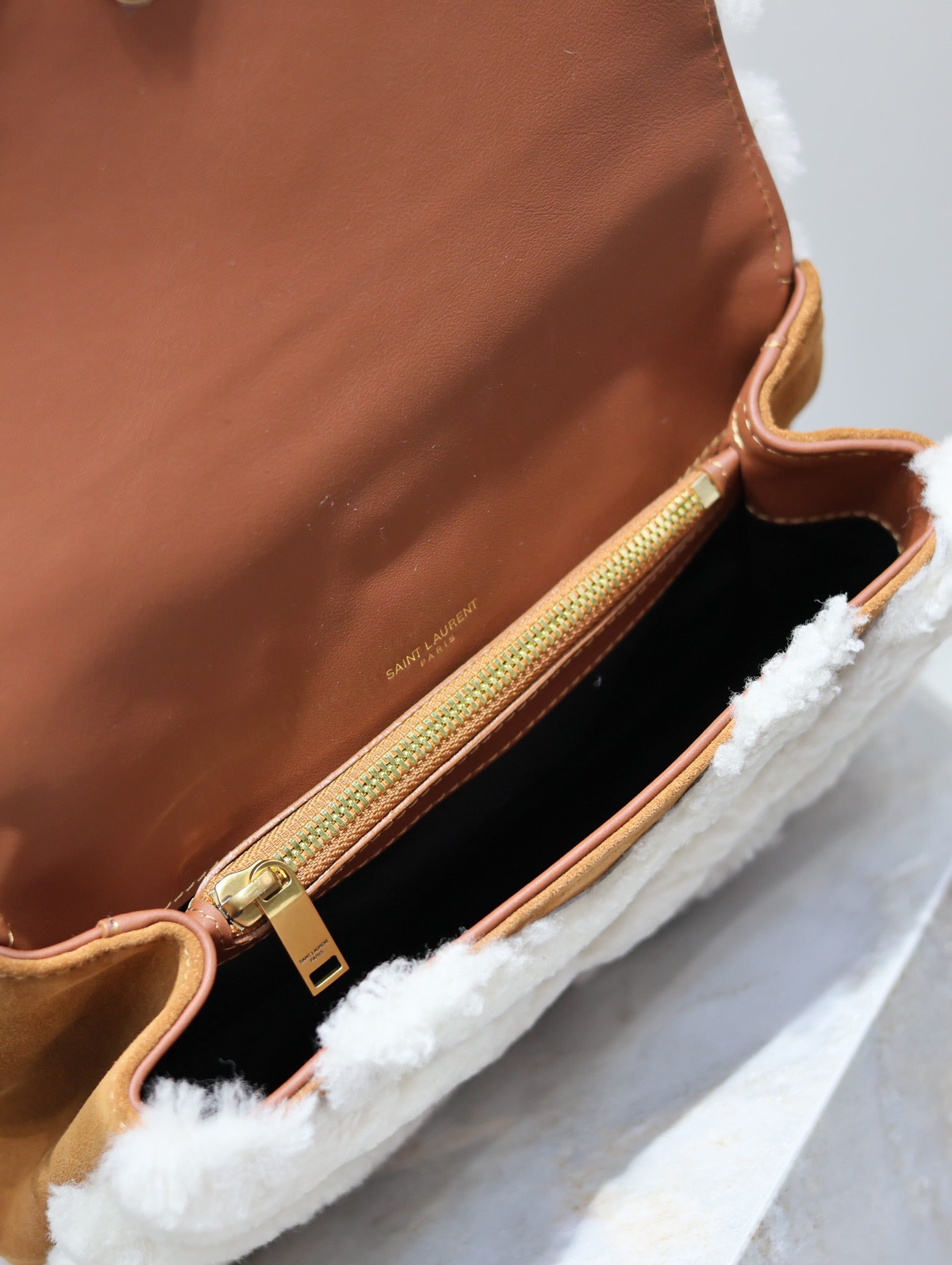 YS L Monogram College Bag-24*17*7CM