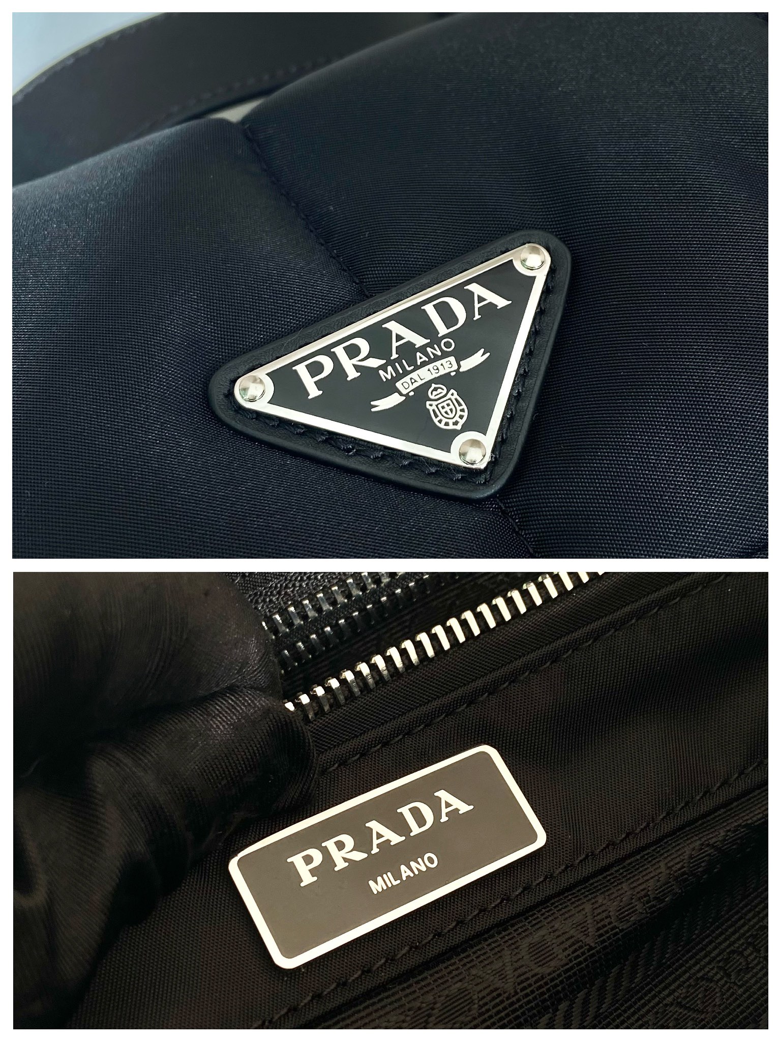 Pra*a 1bh618 vintage bag-27*23*10cm