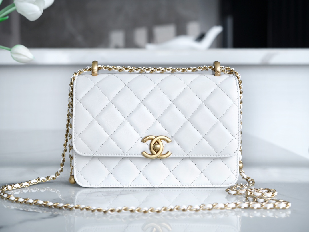 Ch@nel Flap Bag-18×12×5CM
