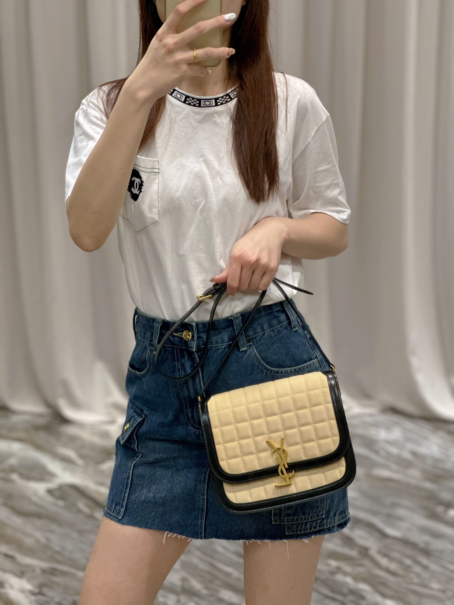 Y*L solferino box bag-19×13×5cm
