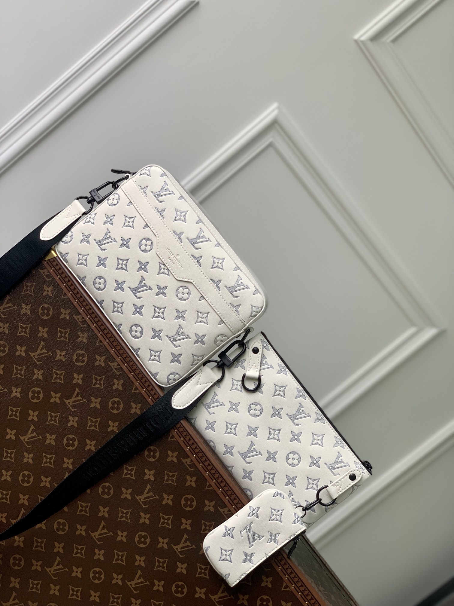 l0*is V*t0n trio messenger bag-m24754-25×18.5×7cm
